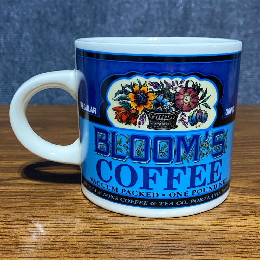 Westwood Bloom's Coffee Portland Oregon Archives Yesteryear Vintage Mug 1999